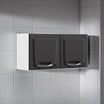 Armário de Cozinha em Aço 2 Portas para Geladeira 80cm New Premium Itatiaia