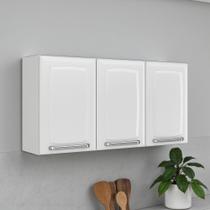 Armário de Cozinha em Aço 3 Portas 102cm Luce Itatiaia Branco