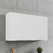 Armário de Cozinha em Aço 3 Portas 120cm com Dobradiças Slow Motion Renova Itatiaia