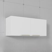 Armário de Cozinha em Aço para Geladeira 2 Portas 80cm com Dobradiças Slow Motion Renova Itatiaia