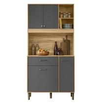 Armario de Cozinha Erva Doce 90 cm 6 Portas e 1 Gaveta Armario de Cozinha Erva Doce 90 cm 6 Portas e 1 Gaveta