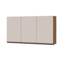 Armário de Cozinha Genialflex Conecta Aereo Ebano Branco