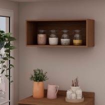 Armário de Cozinha Genialflex Conecta Nicho 80 Cm Ébano Armário de Cozinha Genialflex Conecta Nicho 80 Cm Ébano