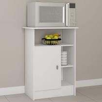 Armário De Cozinha Gramado 1 Porta Branco Brilho - Atualle Móveis