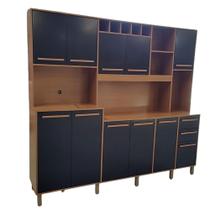 Armario de Cozinha Grande 11 Portas com pés PETRA - Armario de Cozinha Grande 11 Portas com pés PETRA -