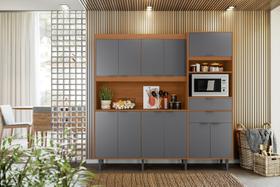 Armário de Cozinha Grande Completo kit Bahamas Lukaliam Armário de Cozinha Grande Completo kit Bahamas Lukaliam