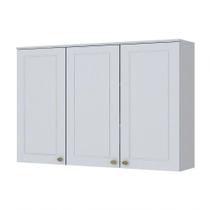 Armário De Cozinha Henn Americana 3 Portas 120 Cm C352-05 Branco