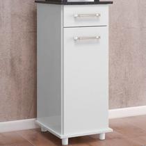 Armário de Cozinha Isis 1 Porta 1 Gaveta Branco - Nicioli