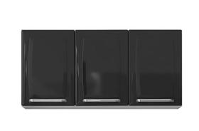 Armário de Cozinha Itatiaia Luce IP3 105 3 portas Preto Armário de Cozinha Itatiaia Luce IP3 105 3 portas Preto