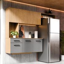 Armário De Cozinha Joana Compacta Com 6 Portas E 1 Gaveta Armário De Cozinha Joana Compacta Com 6 Portas E 1 Gaveta