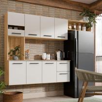 Armário de Cozinha Juliana Completa Com 7 Portas E 2 Gavetas Compacta