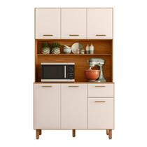 Armario de Cozinha Kit New Livia com 6 Portas e 1 Gaveta