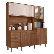 Armario de Cozinha Kit Tokyo 198 cm 10 Portas e 2 Gavetas