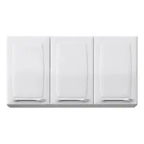 Armário de Cozinha Luce em Aço 3 Portas Branco - Itatiaia