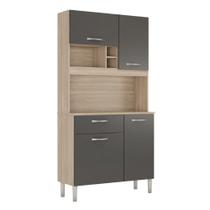Armario de Cozinha Malta com 4 Portas e 1 Gaveta