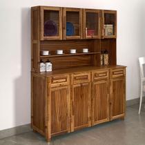 Armário de Cozinha Maranhão 8 Portas 4 Gavetas com Vidro Ypê - Rodmóveis