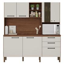 Armário de Cozinha Mega com Tampo 7 Portas e 2 Gavetas