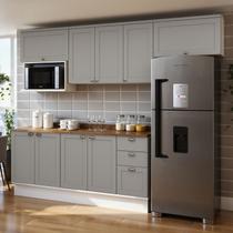 Armário de Cozinha Modulada 2,80m 11 peças Iluminata Genialflex