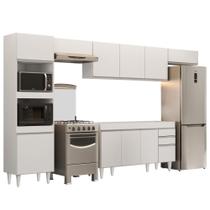 Armário de Cozinha Modulada 5 Peças CP13 Balcão sem Tampo Branco - Lumil