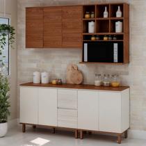 Armário de Cozinha Modulada 8 Peças CM0077 Linha Auris Genialflex