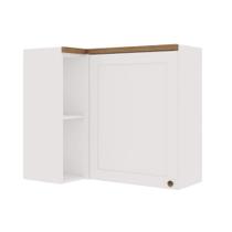 Armário de Cozinha Modulada Aéreo de Canto 93x52,5cm 1511 Iluminata 100% MDF Genialflex Armário de Cozinha Modulada Aéreo de Canto 93x52,5cm 1511 Iluminata 100% MDF Genialflex