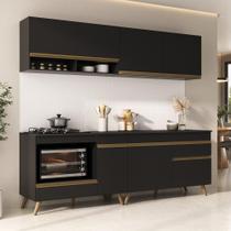 Armário de Cozinha Modulada Compacta com Balcão para Cooktop/Forno Veneza Multimóveis MP2262