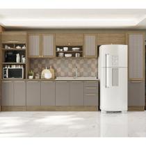 Armário de Cozinha Modulada Completa 08 peças 4,00m 167 Botanic Kappesberg