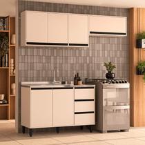Armário de Cozinha Modulada Completa 3 Peças 200cm Sem Tampo 250027 Koya Politorno Móveis