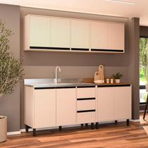Armário de Cozinha Modulada Completa 4 Peças 200cm Sem Tampo 250028 Koya Politorno Móveis