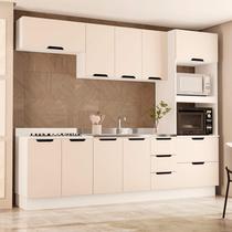 Armário de Cozinha Modulada Completa 5 Peças 270cm Sem Tampo 250061 Meena Politorno Móveis