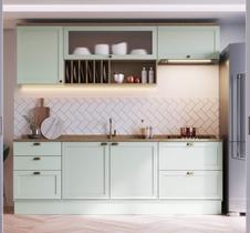Armário de Cozinha Modulada Completa Reta 11 peças 2,60m 04 Iluminata Genialflex Armário de Cozinha Modulada Completa Reta 11 peças 2,60m 04 Iluminata Genialflex