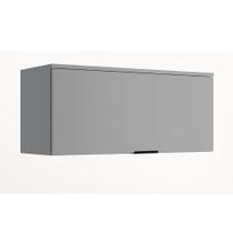 Armário de Cozinha Modulado Alpha 2503 c/ 1 Porta Basculante 80cm Cinza - Carraro Armário de Cozinha Modulado Alpha 2503 c/ 1 Porta Basculante 80cm Cinza - Carraro