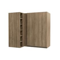 Armário de Cozinha Modulado Canto Reto Maxxi G768 1 Porta Nogal - Kappesberg Armário de Cozinha Modulado Canto Reto Maxxi G768 1 Porta Nogal - Kappesberg