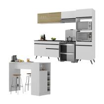 Armário de Cozinha Modulado com Bancada Americana Multimóveis MP2209