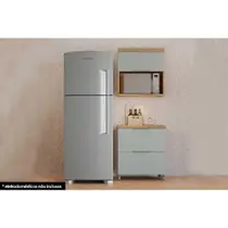 Armário de Cozinha Modulado Completa Marquesa 2 Peças Nature/Verde - Nesher