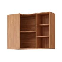 Armário de Cozinha Modulado Eloise Canto c/5 Nichos 92cm Freijo - MGM Armário de Cozinha Modulado Eloise Canto c/5 Nichos 92cm Freijo - MGM