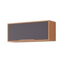 Armário de Cozinha Modulado Esplendida Geladeira c/ 1 Portas Basculante 80cm Freijo/Titanium - MGM Armário de Cozinha Modulado Esplendida Geladeira c/ 1 Portas Basculante 80cm Freijo/Titanium - MGM
