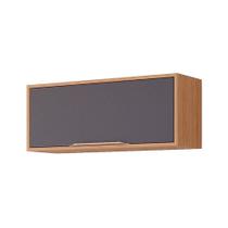 Armário de Cozinha Modulado Esplendida Geladeira c/ 1 Portas Basculante 80cm Freijo/Titanium - MGM