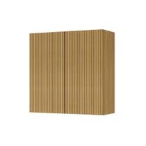 Armário de Cozinha Modulado Rainha c/ 2 Portas Ripadas 80 cm Nature - Nesher