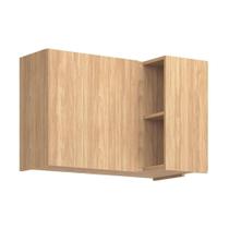Armário de Cozinha Modulado Rebeca c/ 1 Porta Canto 94cm Mel - Movelbento