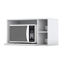 Armário de Cozinha Modulado Suporte Nicho p/ Microondas Americana 80x44cm Branco - Henn