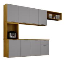 Armario de Cozinha Nara Compacta 8 Portas com 1 Gaveta 193cm Armario de Cozinha Nara Compacta 8 Portas com 1 Gaveta 193cm