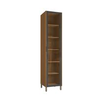 Armário de Cozinha Paneleiro 1 Porta de Vidro 50cm com Pés Vibra Kappesberg Armário de Cozinha Paneleiro 1 Porta de Vidro 50cm com Pés Vibra Kappesberg
