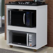 Armário de Cozinha para Cooktop 5 Bocas Turim Branco - Kaiki Móveis