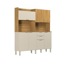 Armario de Cozinha Pitaya com 7 Portas e 2 Gavetas Cinamomo Touch/Off White Armario de Cozinha Pitaya com 7 Portas e 2 Gavetas Cinamomo Touch/Off White