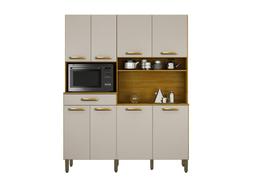 Armário de Cozinha Pratic 7 Portas e 1 Gaveta - CHF Móveis