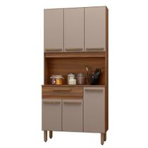 Armario de Cozinha Santiago 90 cm com 6 Portas e 1 Gaveta