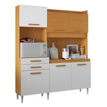 Armário de Cozinha Selena Compacta Com 6 Portas 2 Gavetas Armário de Cozinha Selena Compacta Com 6 Portas 2 Gavetas