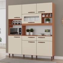 Armário de Cozinha Siena 100% MDF Tuboarte 7 Portas e 2 Gavetas Armário de Cozinha Siena 100% MDF Tuboarte 7 Portas e 2 Gavetas