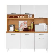 Armário de Cozinha Siena Compacta Com 6 Portas 1 Gaveta Armário de Cozinha Siena Compacta Com 6 Portas 1 Gaveta